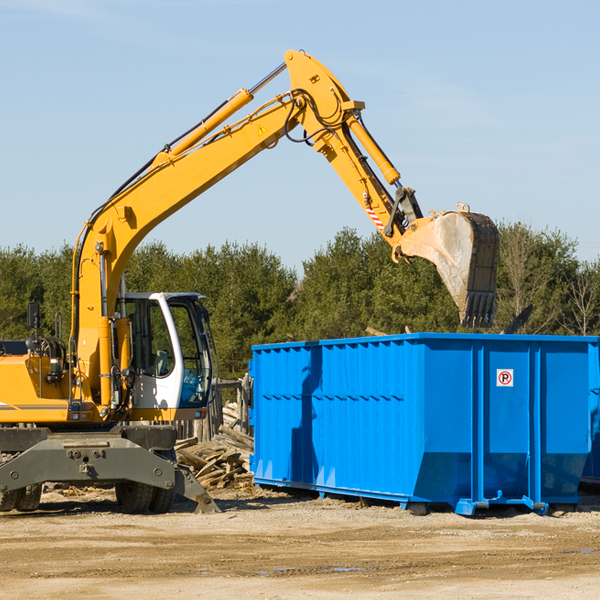 what are the rental fees for a residential dumpster in Cokesbury